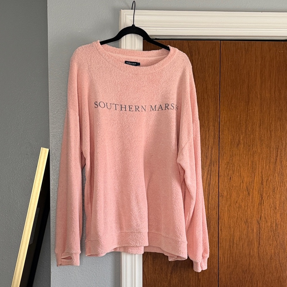 Southern Marsh Blush Pink Pullover - Sunday Sweatshirt (Terry Material)